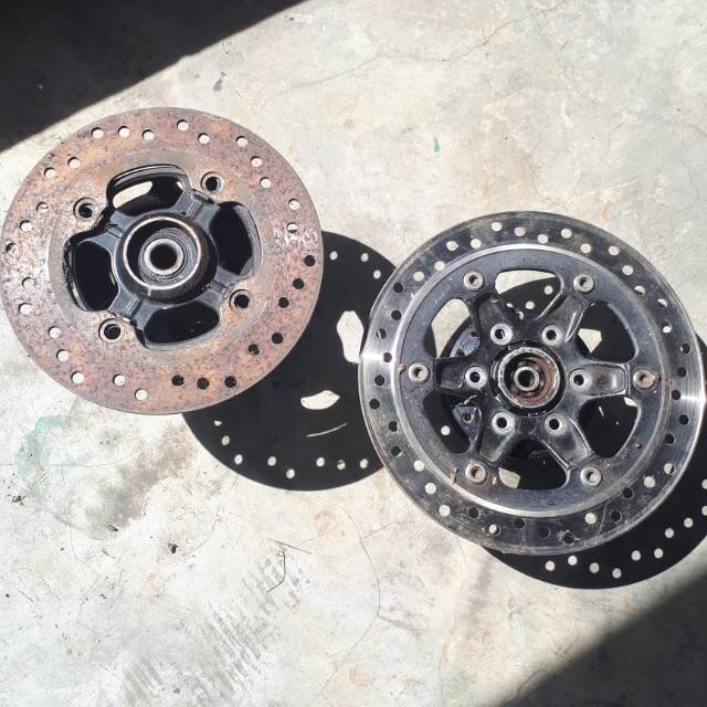 Tromol Tiger Revo set depan dan belakang bonus piringan cakram