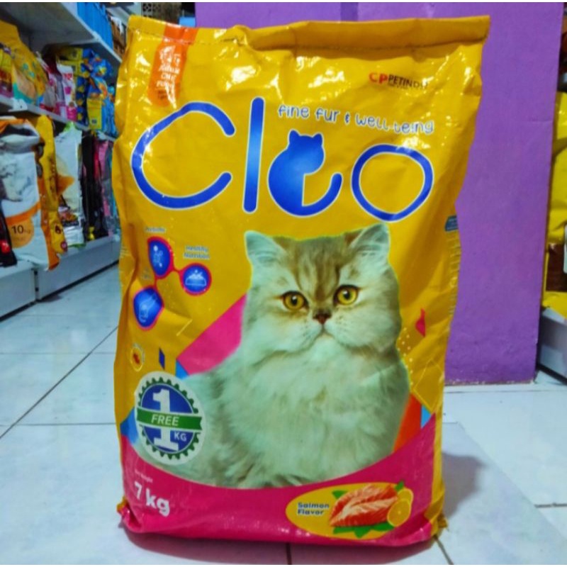 Grab gojek makanan kucing cleo 7kg salmon flavor