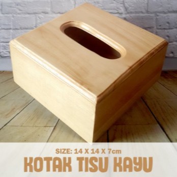 Jual Kotak Tisu Kayu Pinus / KOTAK TISSUE KAYU MINIMALIS MURAH / Tempat ...