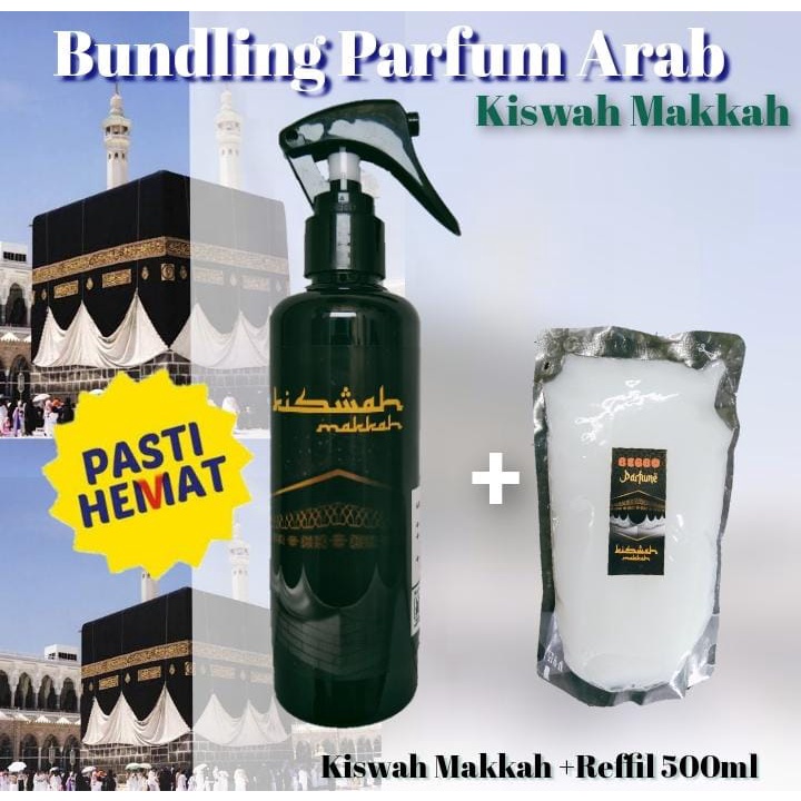 Paket BUNDLING Parfum Arab+REFIL 500ml