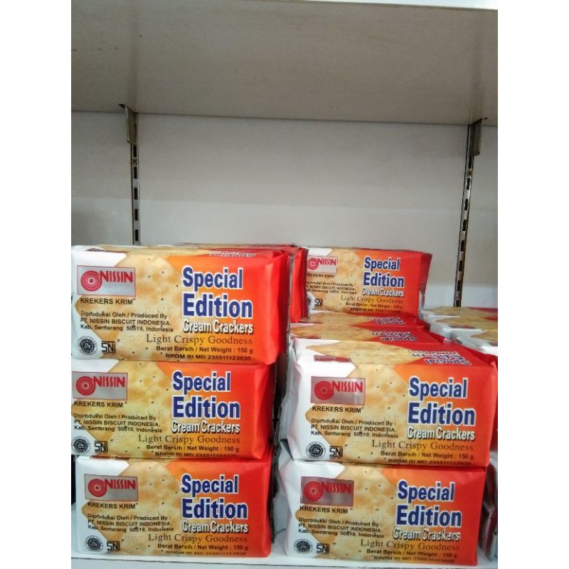 

Nissin Spesial Edition cream crakers 150gr