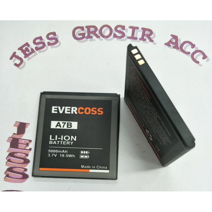 Baterai Battery Double Power EVERCOSS EVERCROSS CROSS ( A7B , R40A ) - Hitam