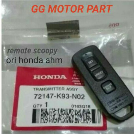 Remote Scoopy New eSP 2017-2020 Asli Honda AHM