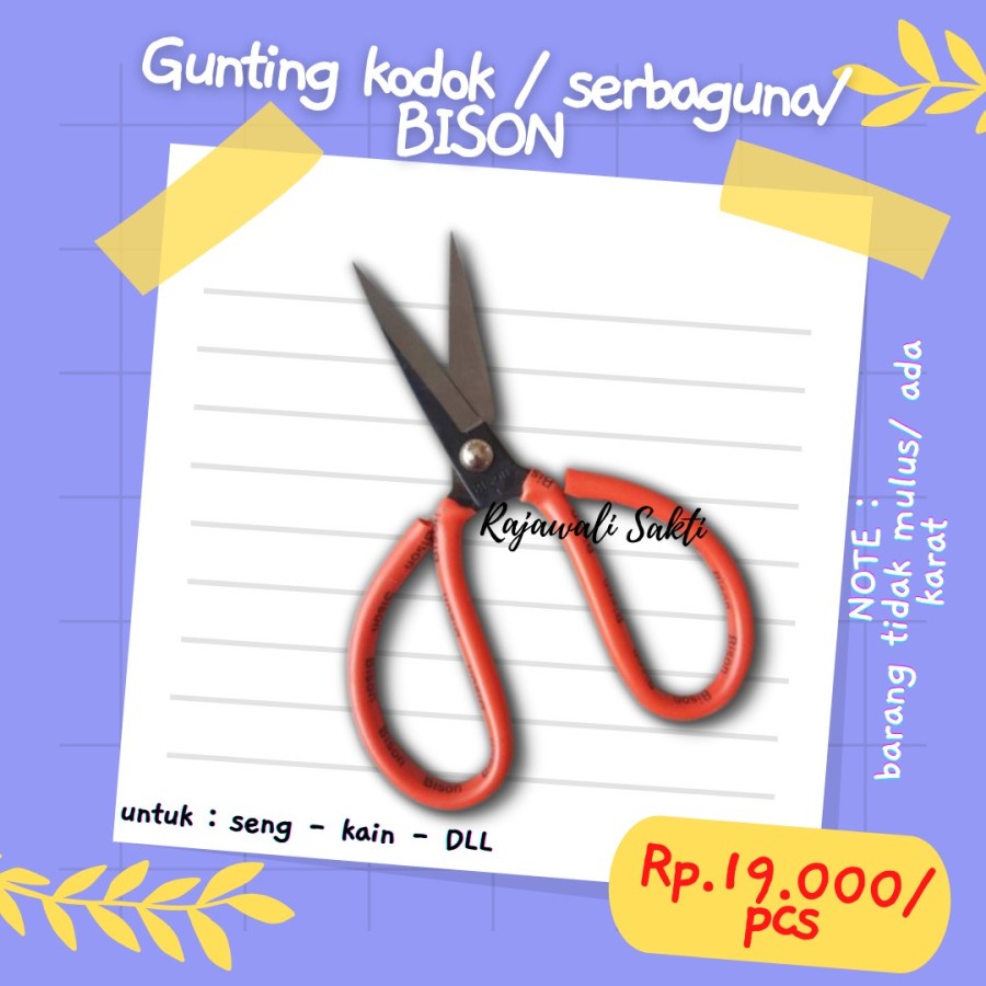 

Gunting kodok serbaguna merk bison