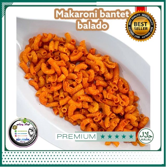 

Makaroni Bantet Balado 500 gram