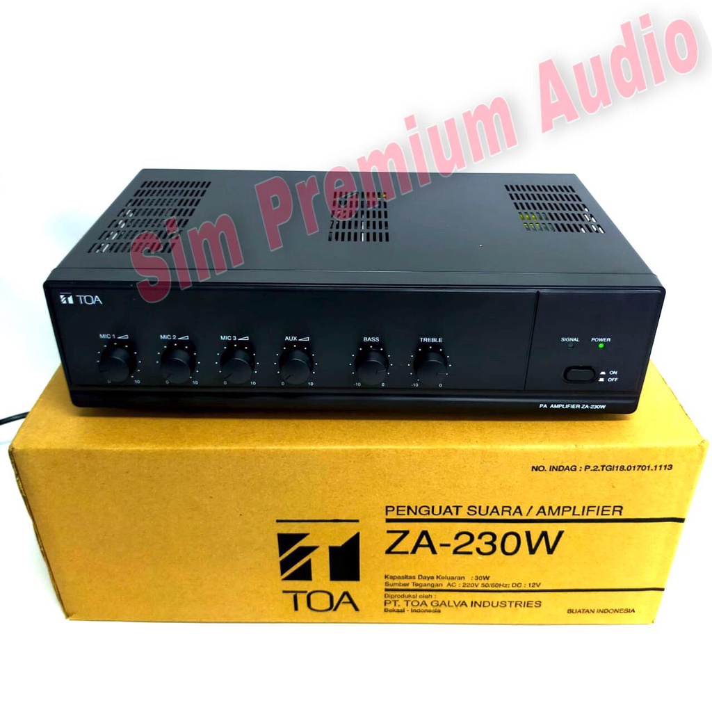 Amplifier TOA ZA 230 W za230 w za230w Original