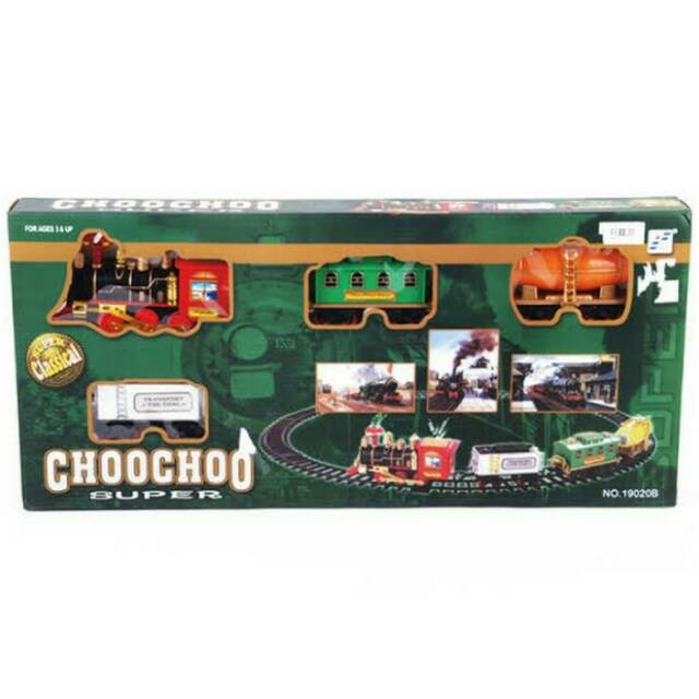 Mainan kereta api keluar asap - kereta choochoo