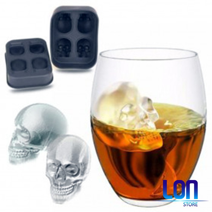 

Tenntra Cetakan Es Batu Model Skull / Tengkorak