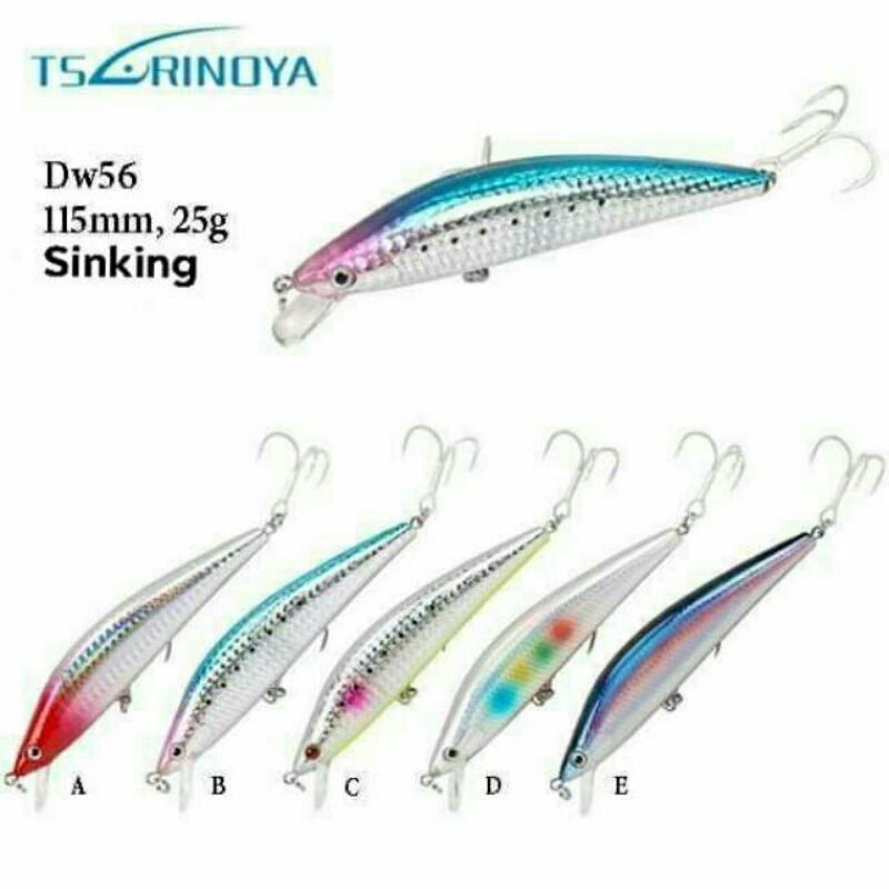 Lure / Umpan - Minnow Tsurinoya Dw56 Sinking