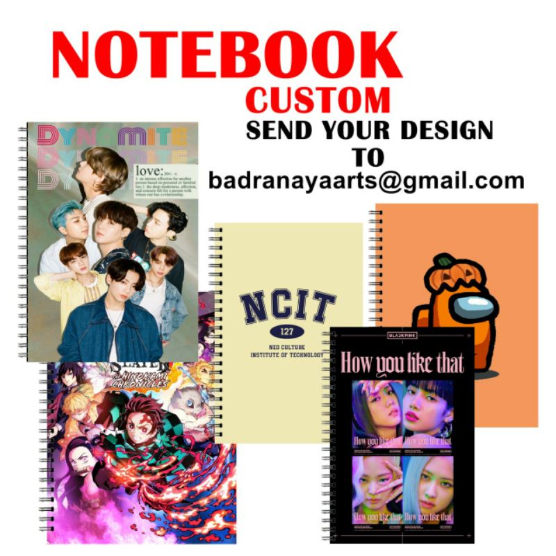 

NoteBook Custom Aesthetic A6 Laminasi
