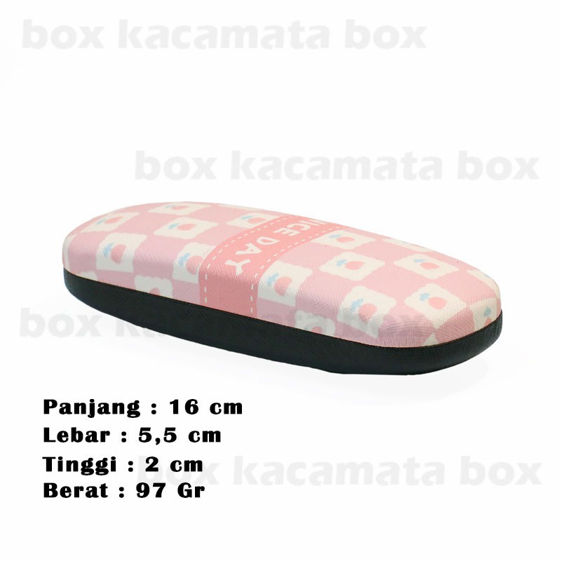 Box Tempat Kacamata / Hard Case Kacamata  Karakter Animals Cute Aesthetic Lucu B9