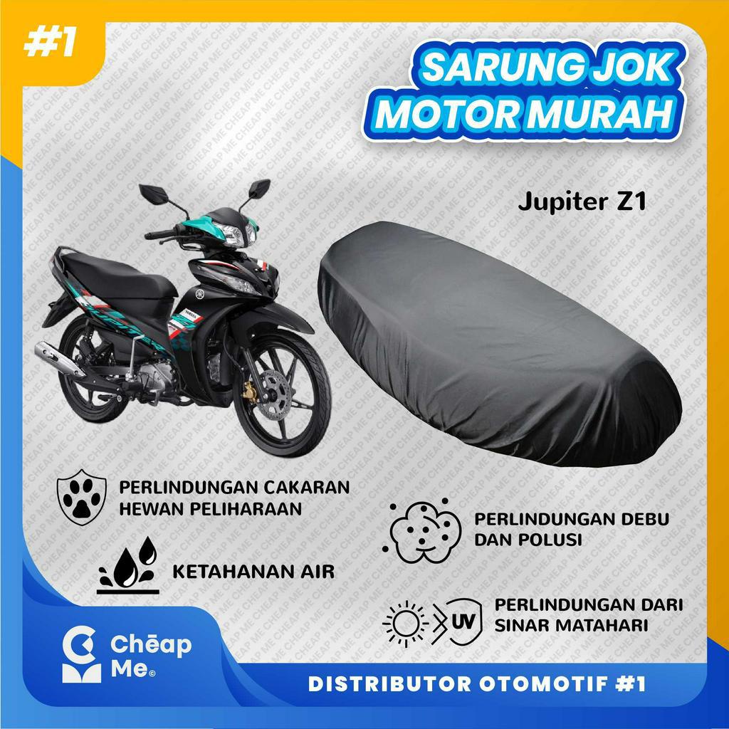 Sarung Jok Motor Jupiter Z1 MURAH Cover Pelindung Jok Waterproof
