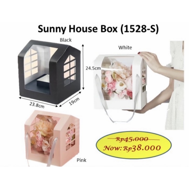 

Sunny House Box 1528-S Kotak Bunga Bloombox Kotak Hampers Kantong Hadiah Box Kado Barang Florist
