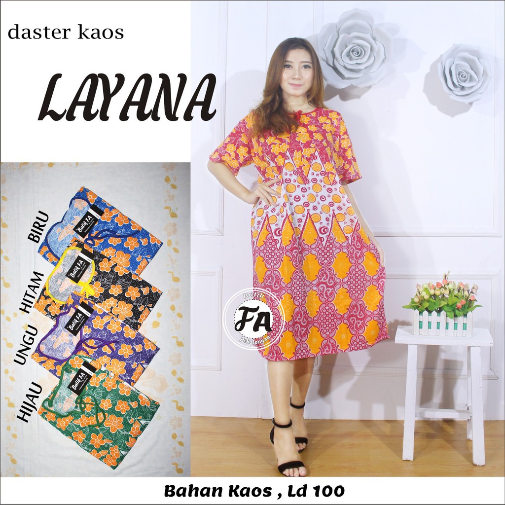 Daster kaos layana baju tidur grosir batik murah wanita ecer grosir kekinian bali