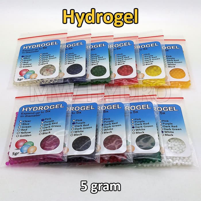 Hydrogel / Hidrogel 5 gram untuk akar tanaman pengganti tanah dan air