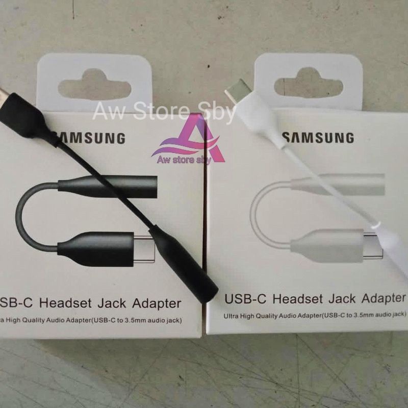 Splitter SAMSUNG Type C Converter USB C Sambungan Headset Samsung A53 A73 A33 A34 A54 S20 S21 FE A80 Note 10 Note 20