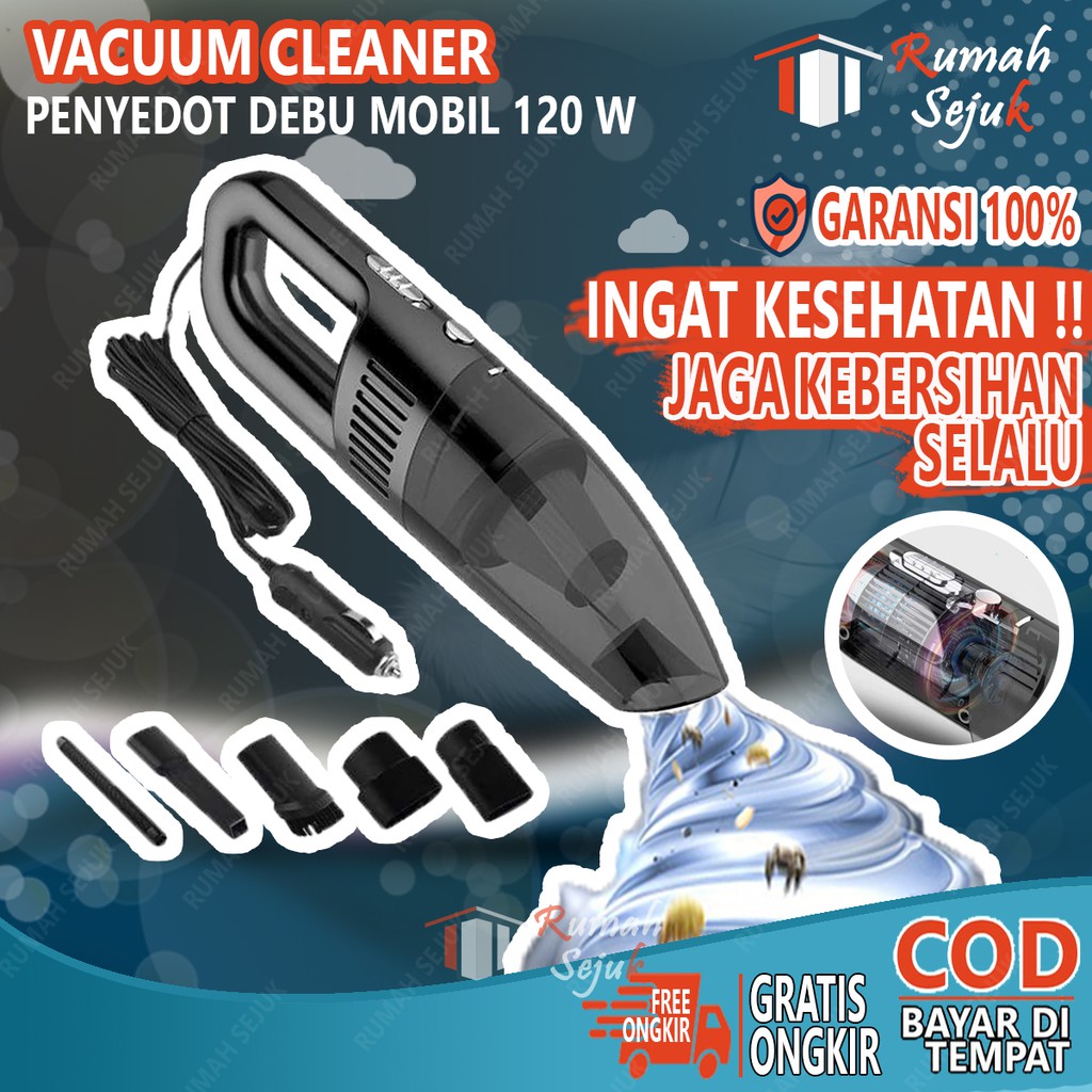 RS - Vacum Facum Vacuum Vakum Cleaner Penyedot Debu Mobil Pembersih 12V 120W RS-VC2