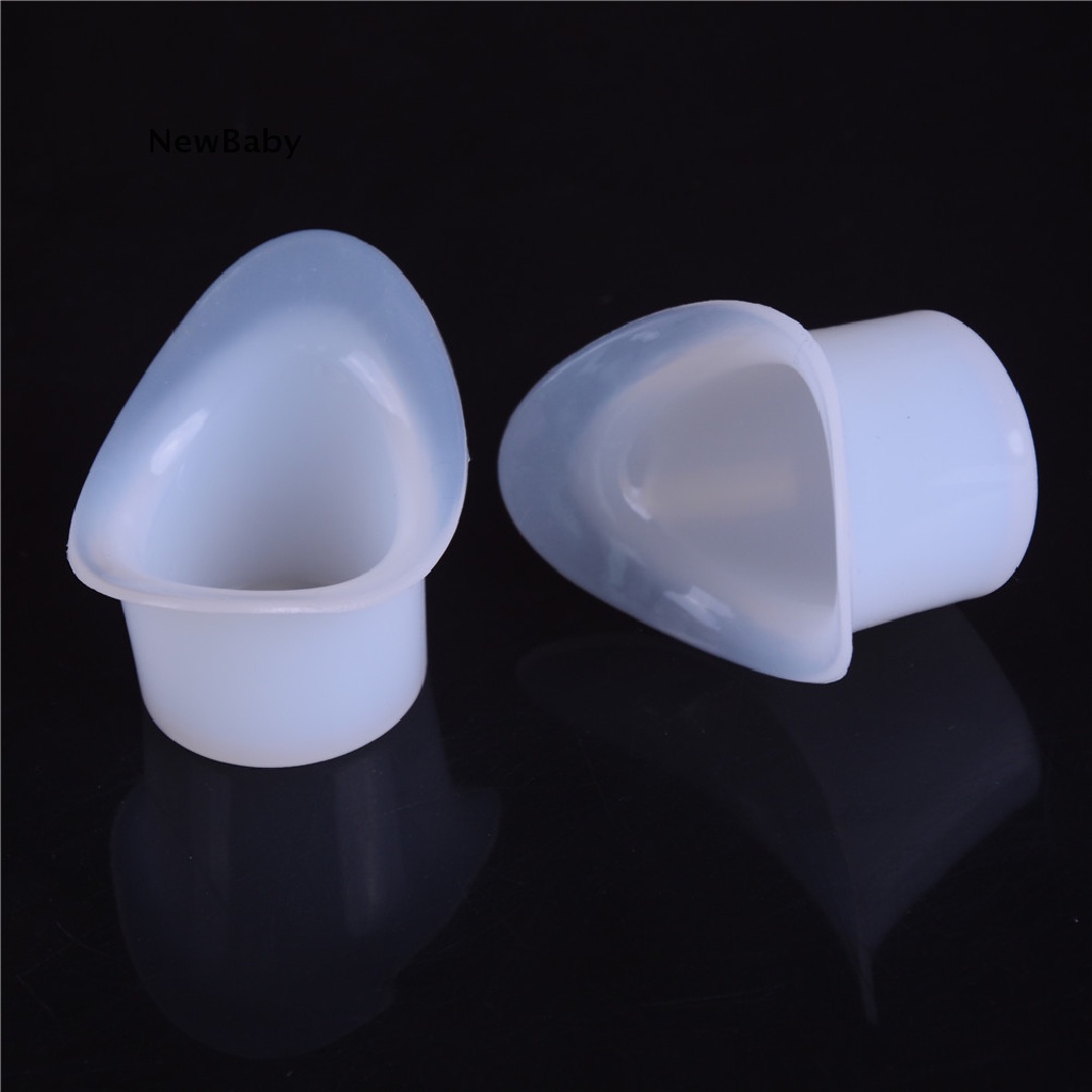 2pcs Cup Plastik Silica gel Untuk Mencuci Mata Bayi