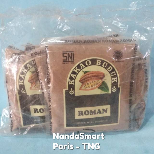 

Cokelat bubuk roman 1 pack isi 10 bungkus