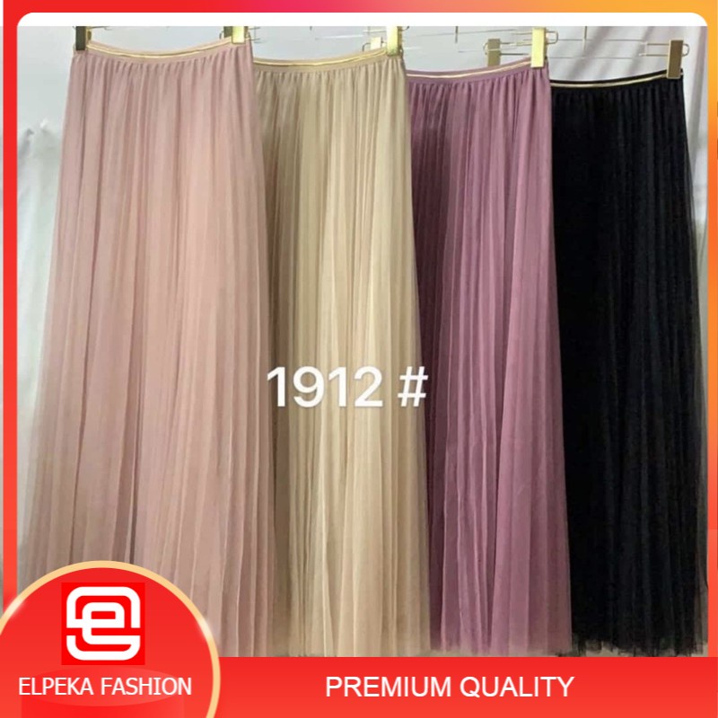 Rok tutu Premium Hitam Rok tutu Polos Warna Rok Tutu import khusus hitam Murah Elpeka Fashion