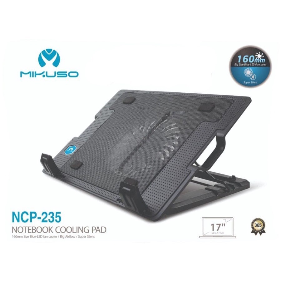 COOLER PAD MIKUSO NCP-235 NOTEBOOK COOLING PAD PENDINGIN
