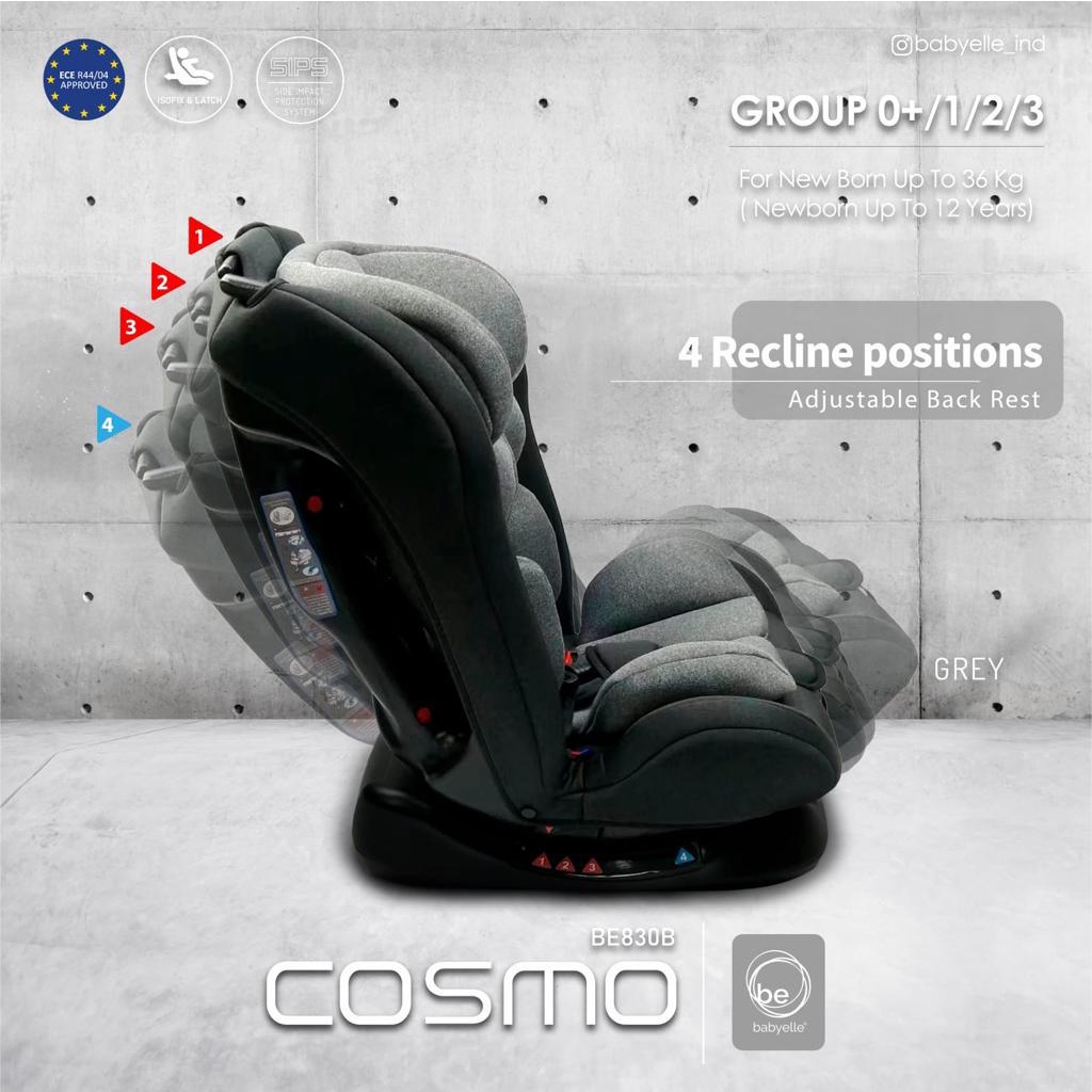 Babyelle Baby Carseat Cosmo BE-830 - Baby Carseat / Kursi Mobil Bayi