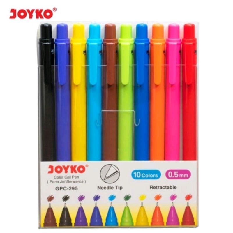 

Pulpen / Pen / Pena Gel Joyko GPC-295 (10 Warna)