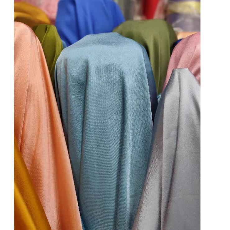 KAIN MAXMARA / BAHAN MAXMARA ORIGINAL / KAIN SATIN MAXMARA 100% ORIGINAL / KAIN POLOSAN / KAIN METER