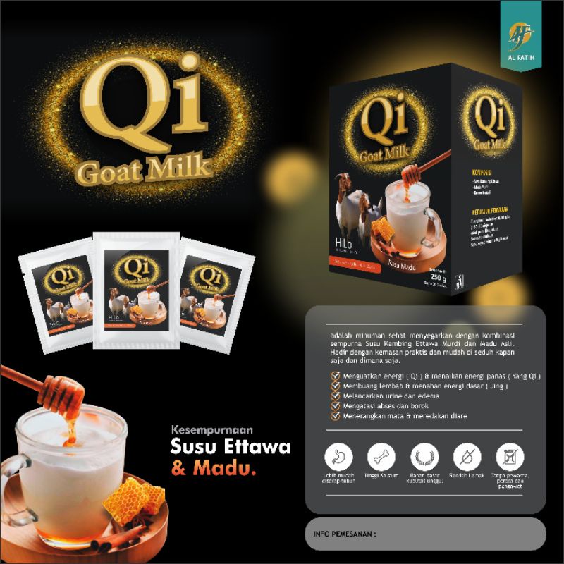 

Susu Kambing Ett-An Nutrigold Sachet / Qi Goat Milk Sachet