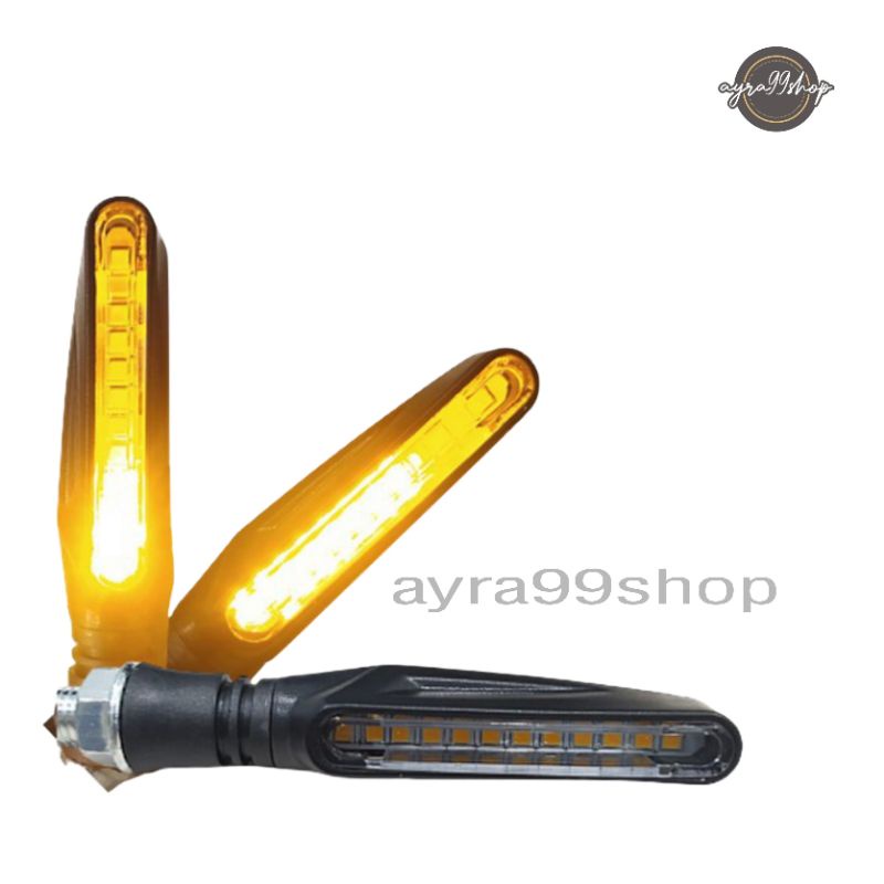 Lampu Sein Sen LED Running T5510 Depan Belakang 2In1 Model