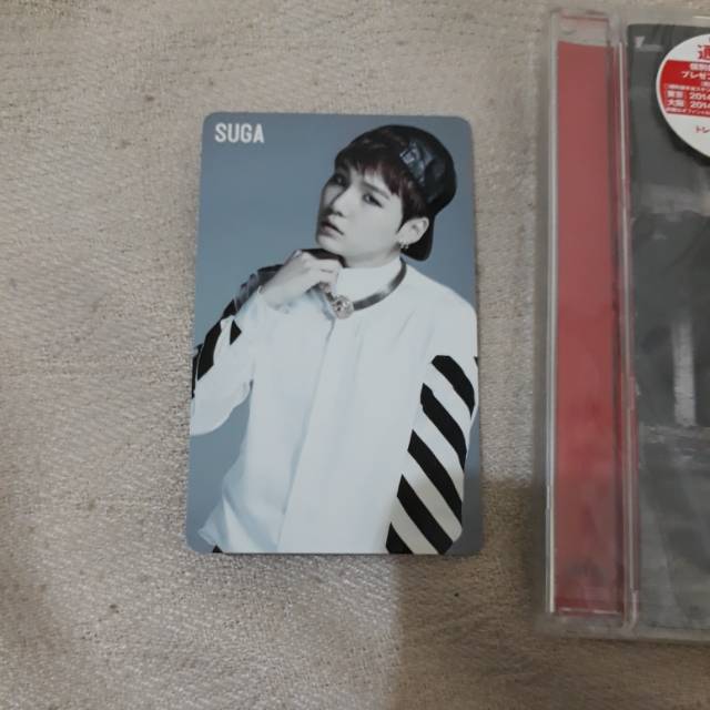 BTS Danger Japan album Suga photocard