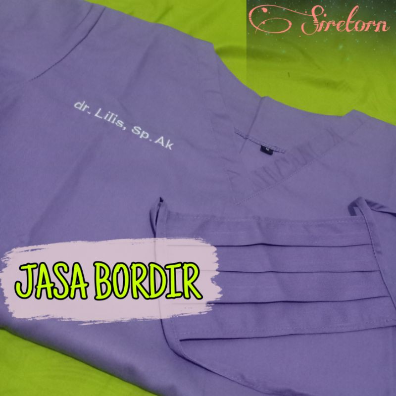 JASA PENAMBAHAN BORDIR BAJU OK