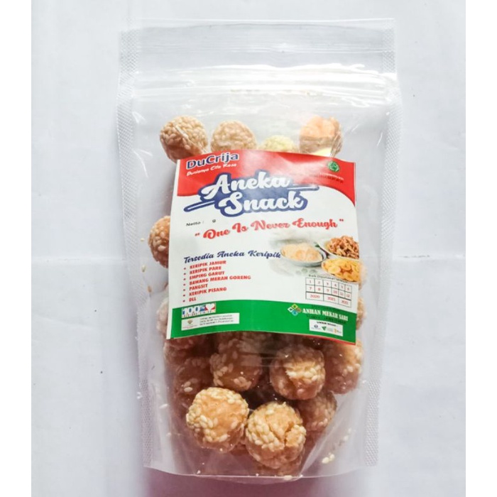 

DuCrija Onde-Onde Ketawa Empuk Renyah ( 100 gr )