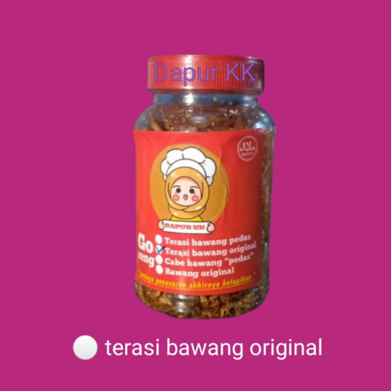 

Siwang Ori Dapur KK (Terasi Bawang) tidak pedas rasa mantul