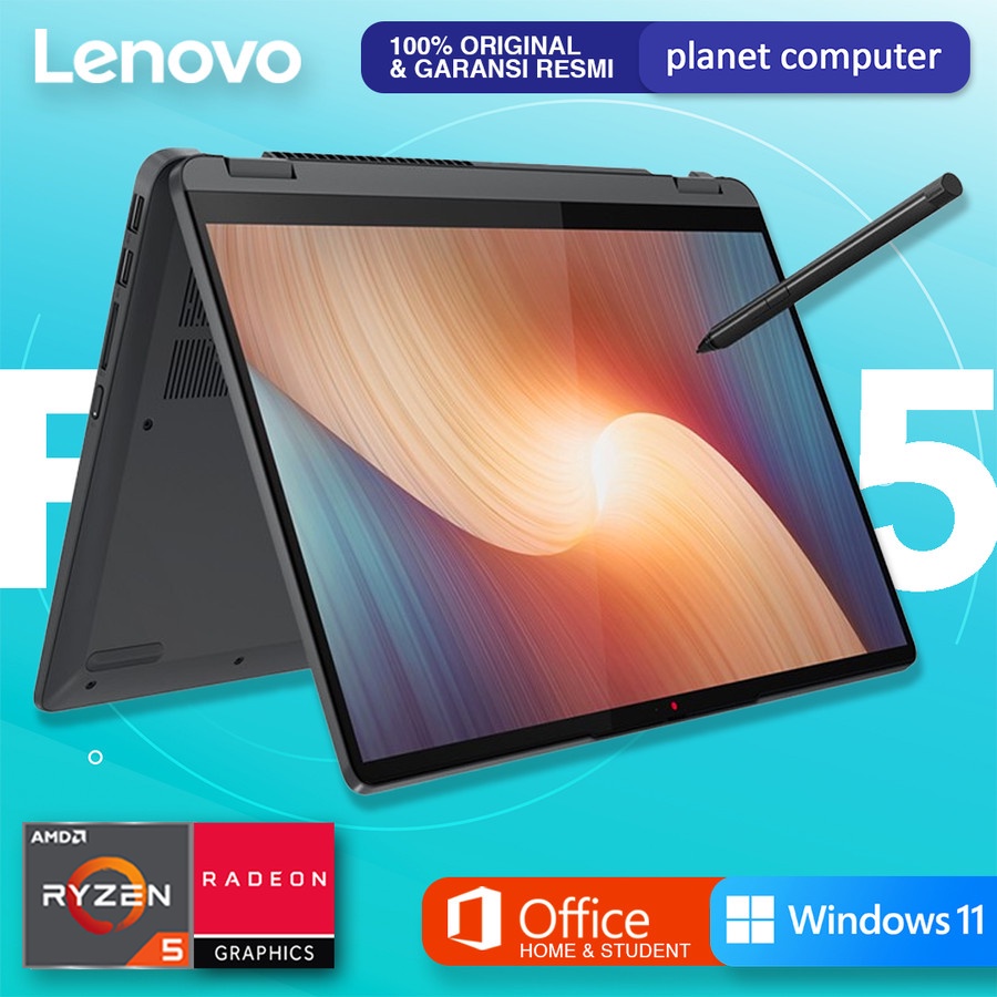 Lenovo Ideapad Flex 5 14ALC7 14&quot; AMD Ryzen 5 5500U 16GB 512GB W11+OHS