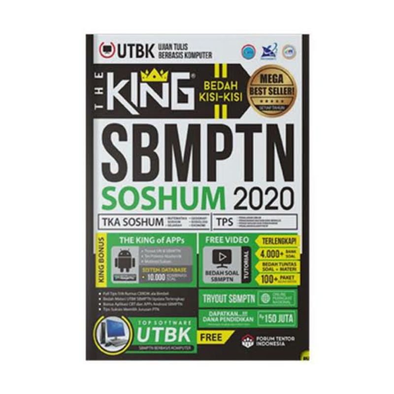 PRELOVED BUKU THE KING SBMPTN 2020 SOSHUM FREE CD