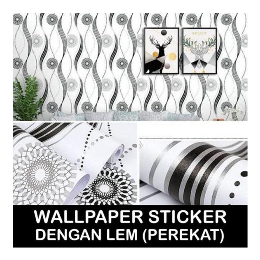 Gudang Wallpaper Sticker Dinding kamar anti air Murah Dan Terbaik Motif Cakra