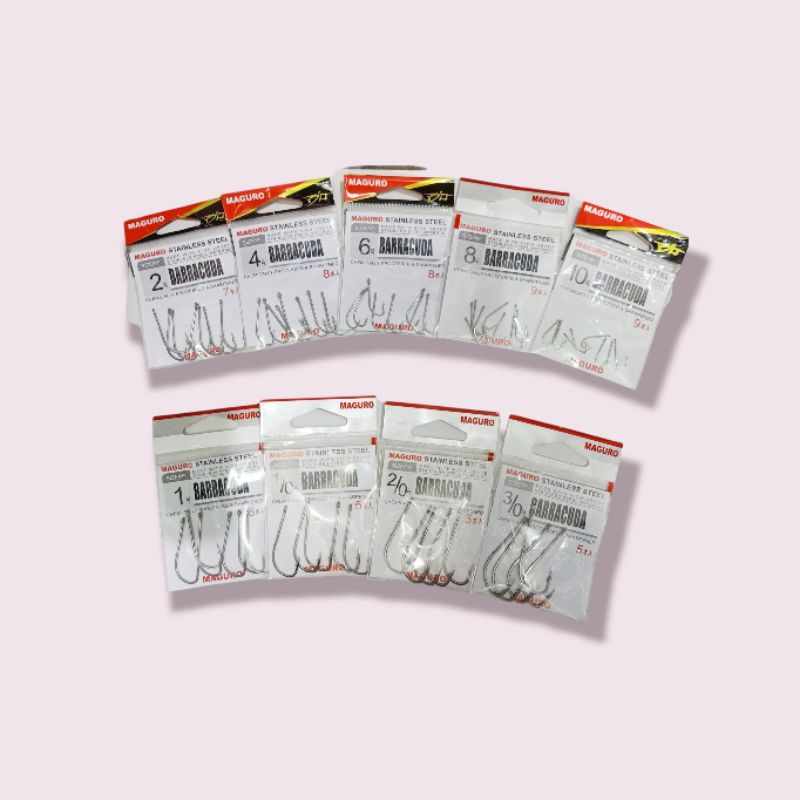 Mata Kail MAGURO BARACUDA dan MAGURO MACKEREL Stainless steel