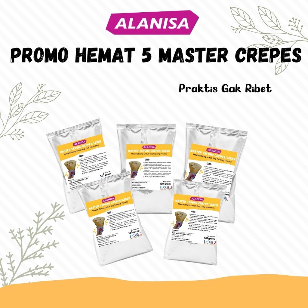 

PAKET (5) MASTER CREPES 130GR TERMURAH!!