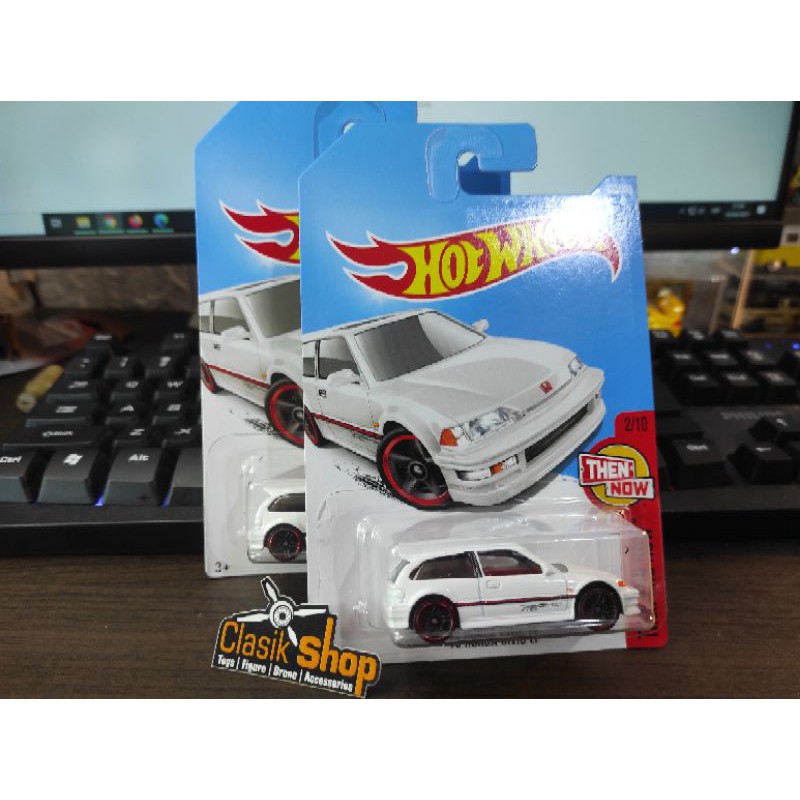 Hot Wheels 90 honda civic ef White