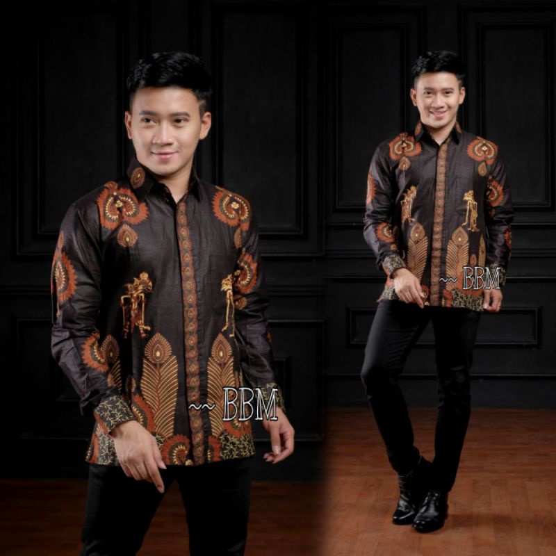 Kemeja kantor Batik Lengan Panjang Terbaru