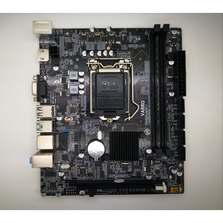 Mainboard H110 VR4 Varro Socket Lga 1151 Ddr4 / MOTHERBOARD H110 VR4