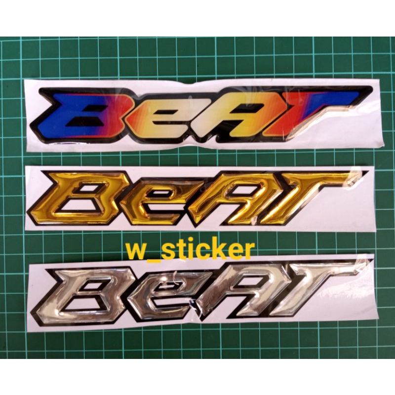 Emblem Timbul Variasi Logo Beat Beat karbu Beat fi