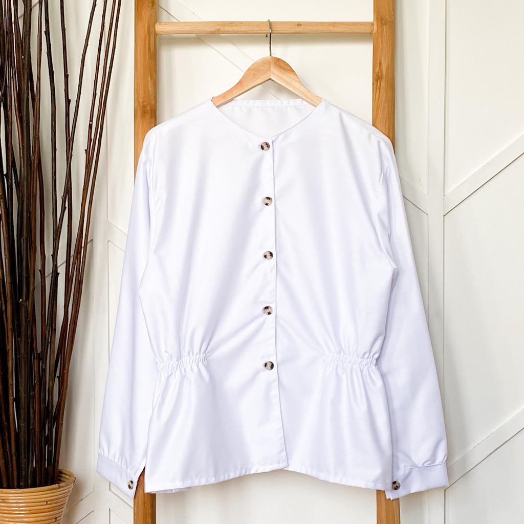 DISKON POKA TOP - blouse korea / korean style / daily blouse / blouse hits / grosir blouse