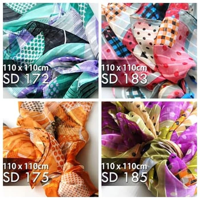 GROSIR SEGIEMPAT MOTIF MURAH JILBAB KERUDUNG HIJAB