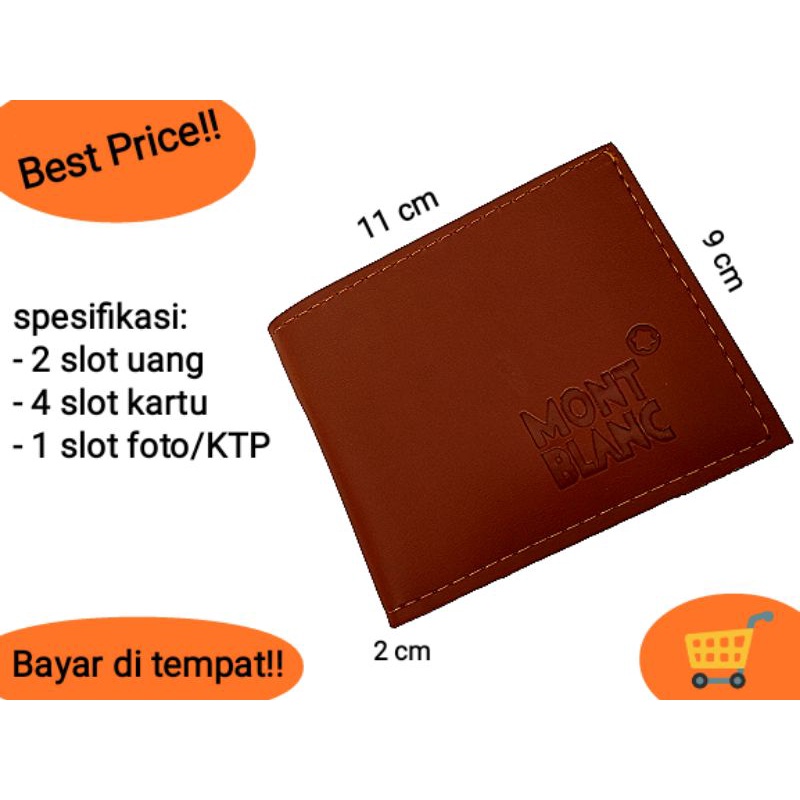 Promo!!Dompet pria/Dompet pria murah/Grosir Dompet pria/Dompet kulit sintetis/Grosir dompet