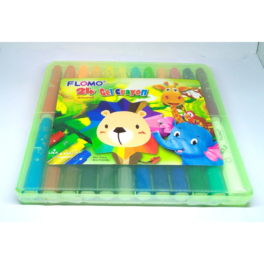 

Silky Crayon / Gel Crayon Flomo - 24 Colors