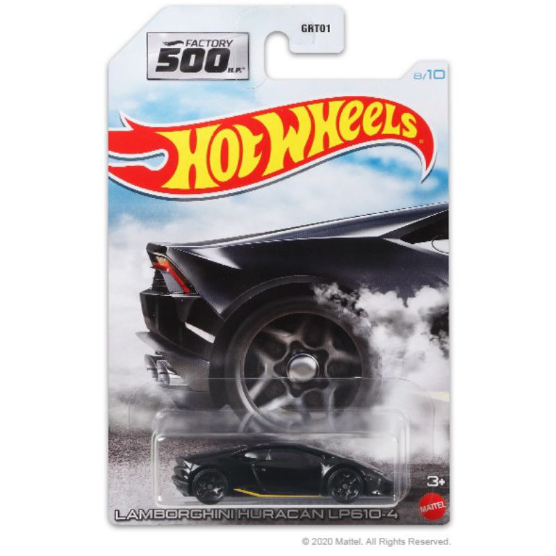 HOTWHEELS HOT WHEELS FACTORY 500 HP LAMBORGHINI HURACAN LP610-4 BLACK