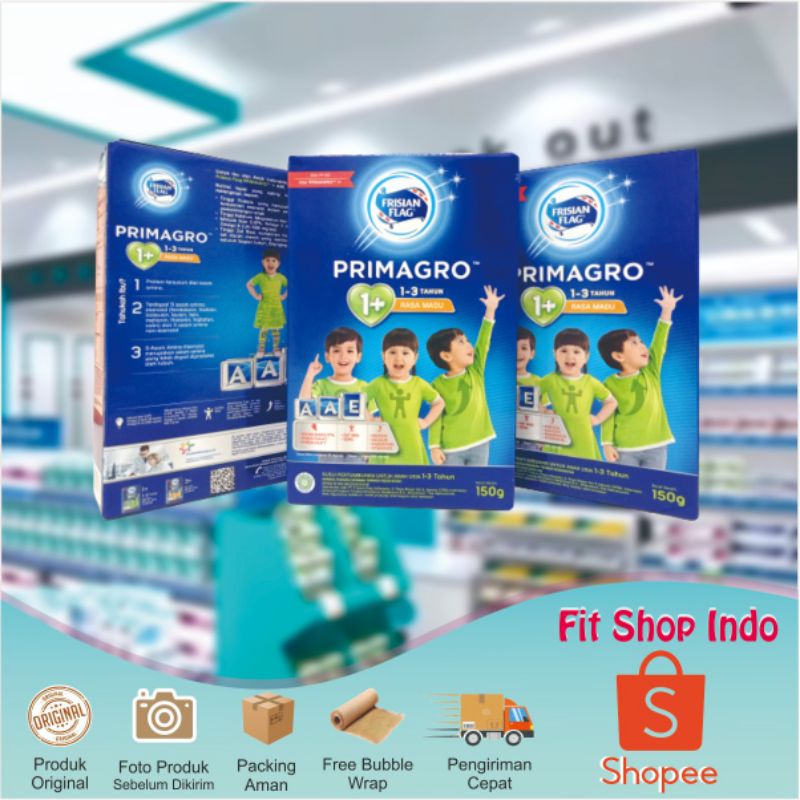 Frisian Flag Primagro 1+ Madu 150 gr (1-3 tahun) Susu Formula