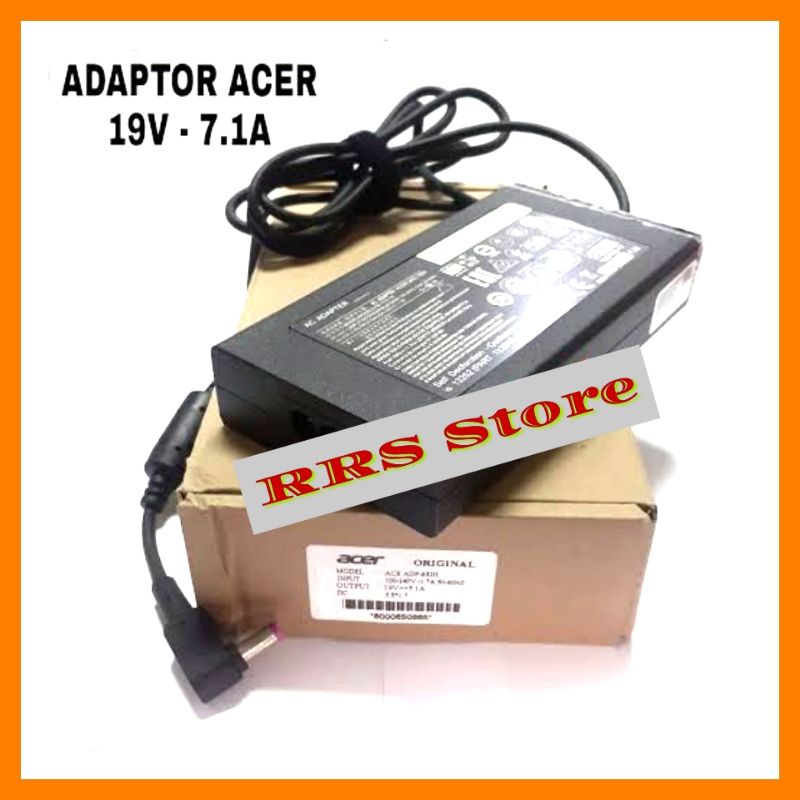 Laptop Charger For ACER NITRO 5 AN515-52 N17C1 Adaptor Daya PA-1131-16 19V 7.1A 5.5x1.7mm 135w